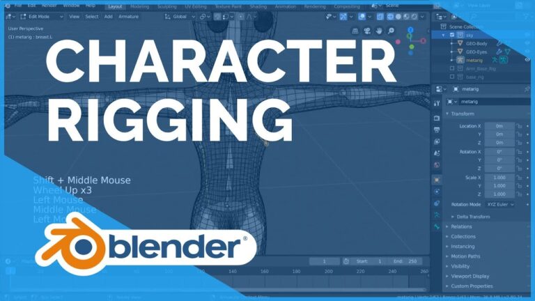 Read more about the article Character Rigging – Blender 2.80 Fundamentals