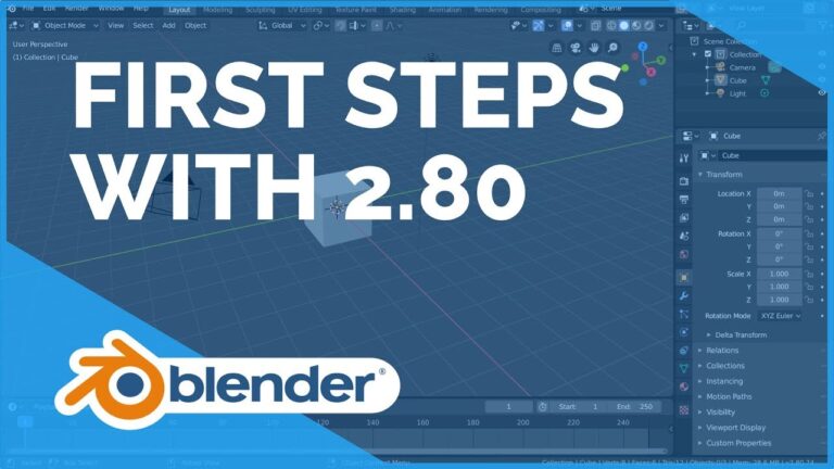 Read more about the article First Steps – Blender 2.80 Fundamentals