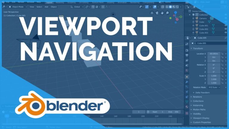 Read more about the article Viewport Navigation – Blender 2.80 Fundamentals