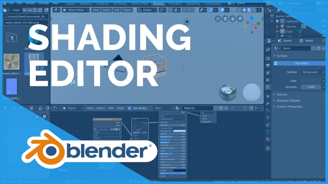 Read more about the article Shading Editor – Blender 2.80 Fundamentals