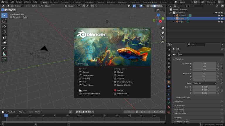 Read more about the article Blender 4.2 LTS has entered Release Candidate stage! It’s a major upgrade with l…