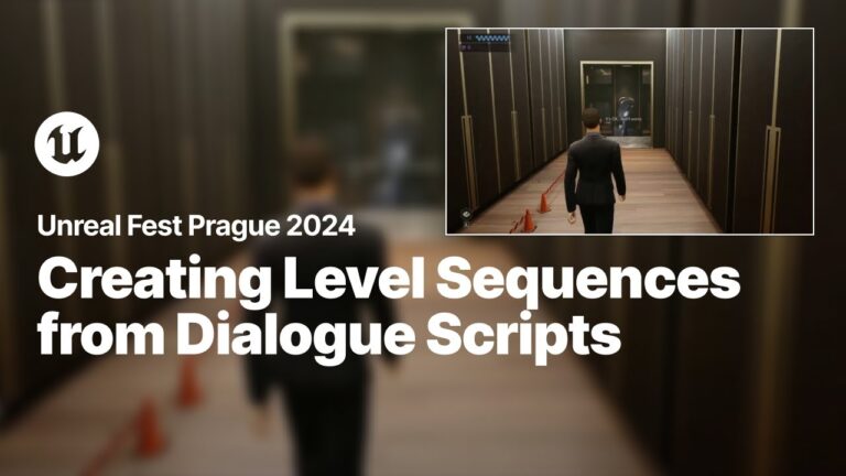 Read more about the article Procedurally Generating Level Sequences from a Dialogue Script | Unreal Fest 2024