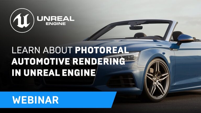 Read more about the article Learn About Photoreal Automotive Rendering in Unreal Engine | Webinar