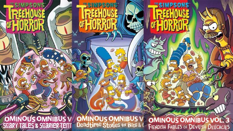 Read more about the article The Simpsons Treehouse Of Horror Comic Omnibuses Are Up To 50% Off At Amazon