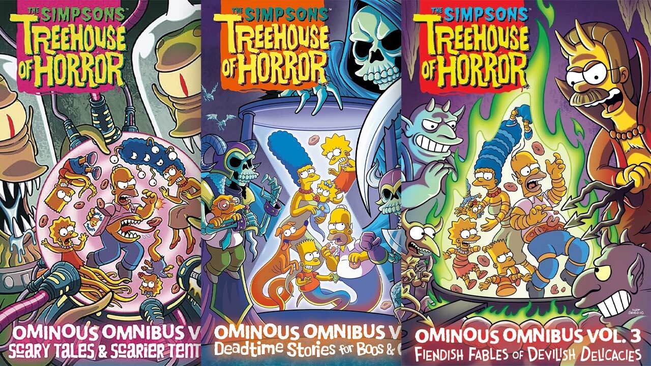 Read more about the article The Simpsons Treehouse Of Horror Comic Omnibuses Are Up To 50% Off At Amazon