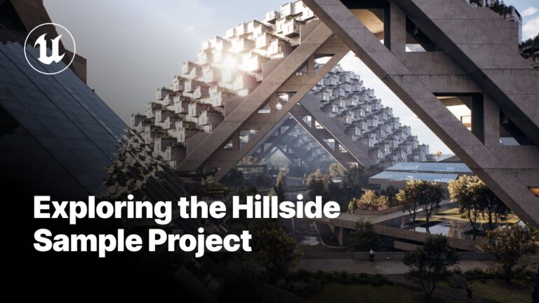 Read more about the article Exploring the Hillside Sample Project with Safdie Architects and Neoscape | Unreal Engine