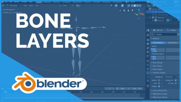 Read more about the article Bone Layers – Blender 2.80 Fundamentals