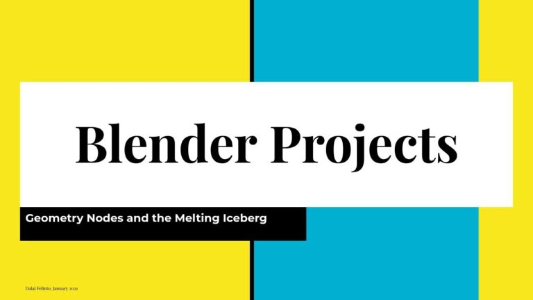 Read more about the article Geometry Nodes and the Melting Iceberg #137 | Blender.Today LIVE