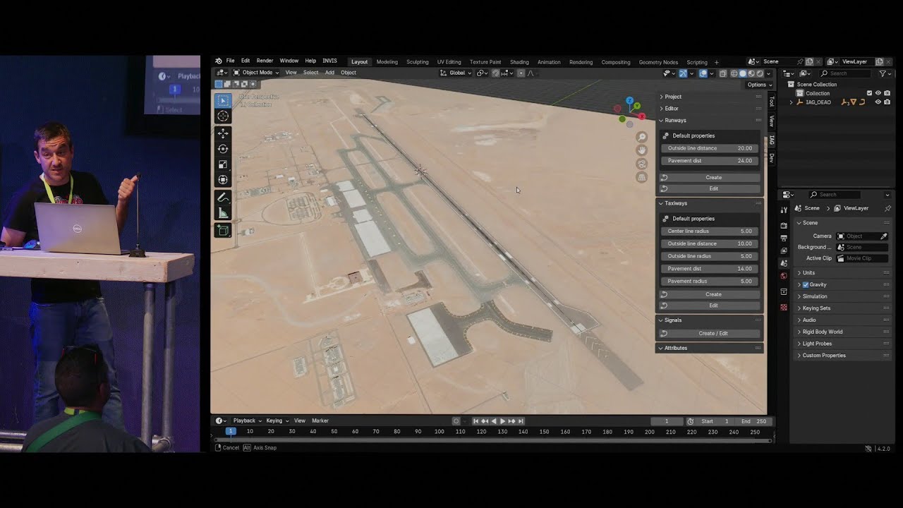 Read more about the article Airport editor and pipeline — Blender Conference 2024