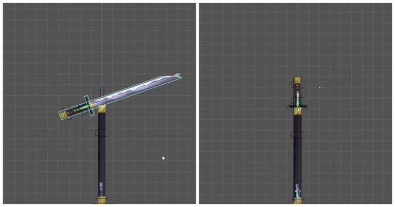 Read more about the article Check Out This Rig Setup That Makes Animating Sheathing Swords Easier