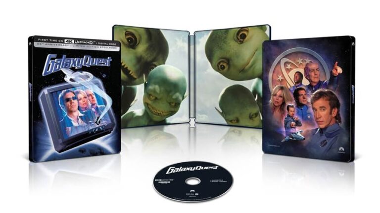 Read more about the article Galaxy Quest 4K Limited Edition Steelbook Preorder Is Only $24 At Amazon