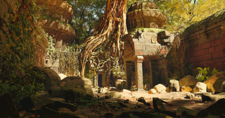 Read more about the article Overgrown Ta Phrom Temple Reimagined in 3D