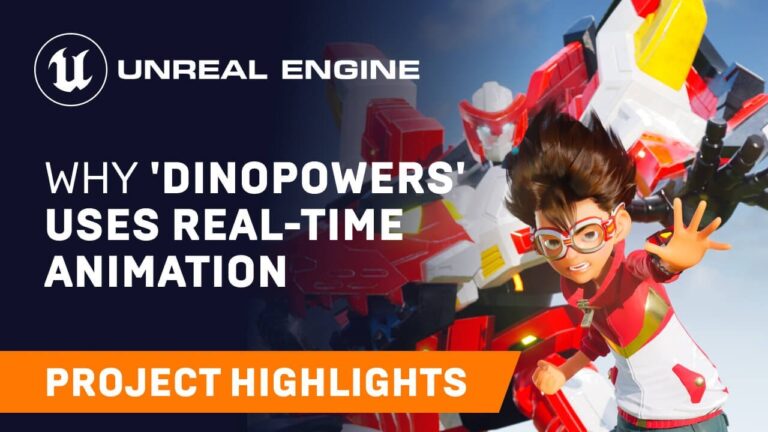 Read more about the article Why ‘DinoPowers’ uses real-time animation | Spotlight | Unreal Engine