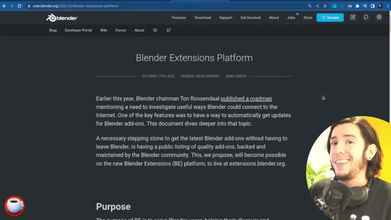 Read more about the article BLENDER EXTENSIONS PLATFORM – Blender.Today LIVE #208