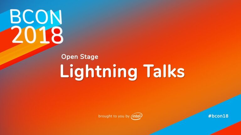 Read more about the article Lightning Talks – Blender Conference 2018 Open Stage