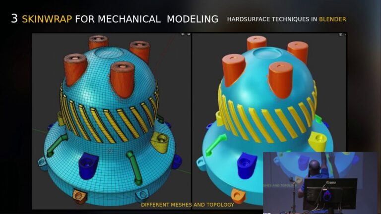 Read more about the article Modeling Techniques Hardsurface in Blender combined – Pedro Augusto