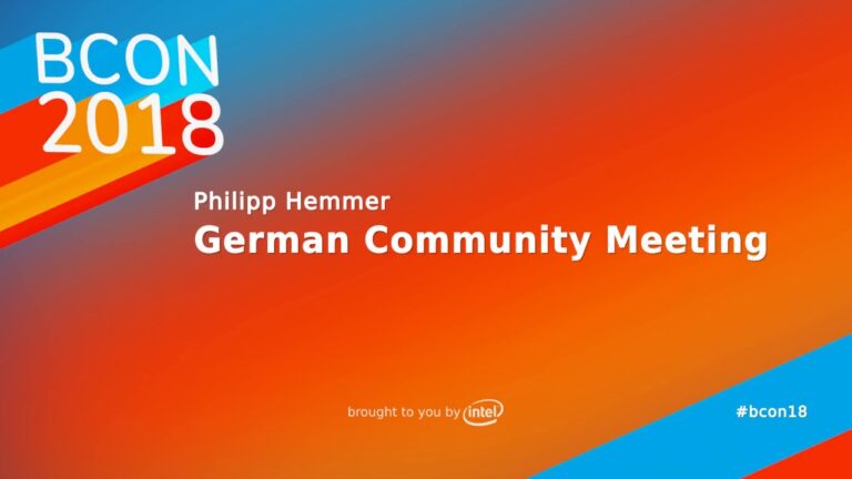 Read more about the article German Community Meeting