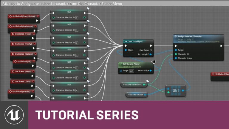 Read more about the article Blueprint Multiplayer: Character Select Graph | 21 | v4.11 Tutorial Series | Unreal Engine