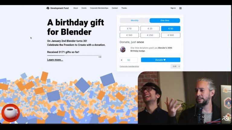 Read more about the article GIFT for Blender 🎁! – Blender Today LIVE #243