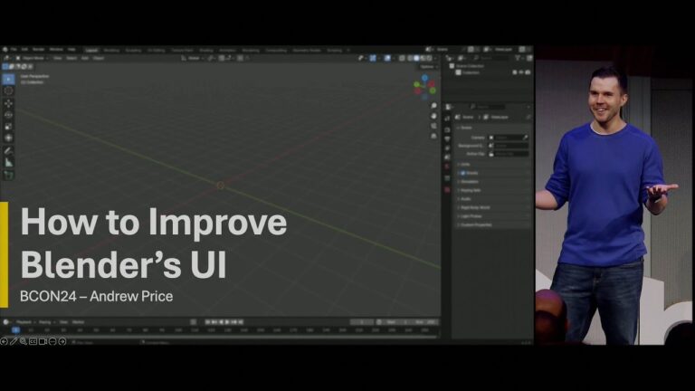 Read more about the article How to Improve Blender's UI – Andrew Price — Blender Conference 2024