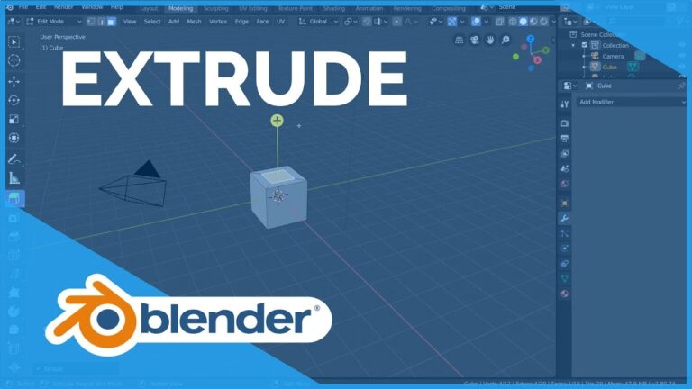 Read more about the article Extrude – Blender 2.80 Fundamentals