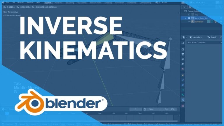 Read more about the article Inverse Kinematics – Blender 2.80 Fundamentals