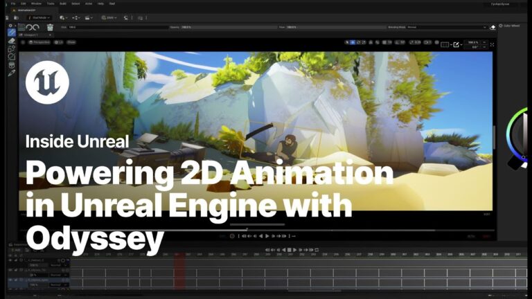 Read more about the article Powering 2D Animation in Unreal Engine with Odyssey | Inside Unreal