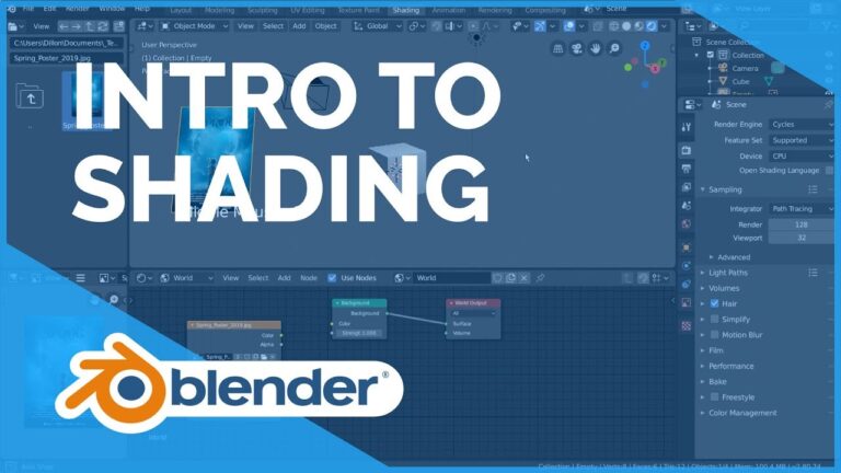 Read more about the article Intro to Shading – Blender 2.80 Fundamentals