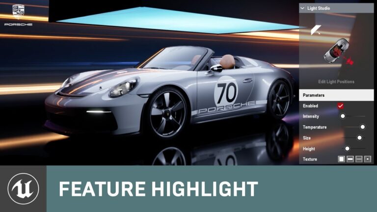 Read more about the article “The Speed of Light” Porsche 911 Speedster Concept + Interactive Demo | Unreal Engine