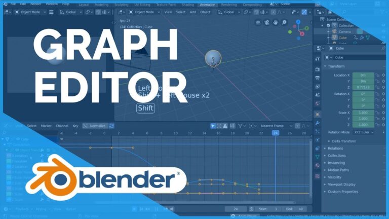 Read more about the article Graph Editor – Blender 2.80 Fundamentals