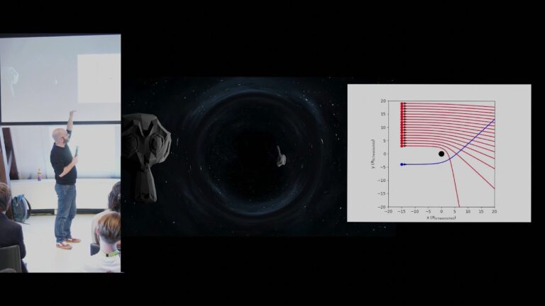 Read more about the article Tracing rays around blackholes – a render engine for curved space-time — Blender Conference 2024