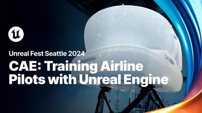 Read more about the article Enter the Cockpit: World’s First Visual System to Train Airline Pilots with UE | Unreal Fest 2024