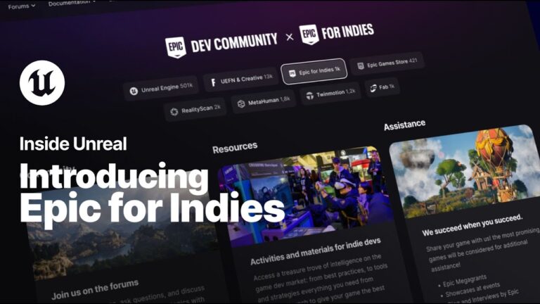 Read more about the article Introducing Epic for Indies | Inside Unreal