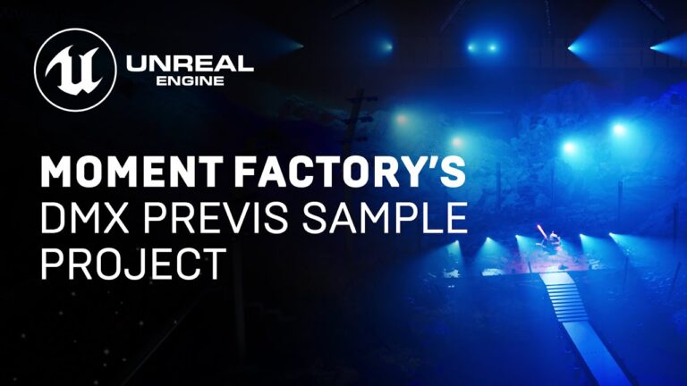 Read more about the article Moment Factory’s DMX Sample Project For Live Event Previs | Unreal Engine