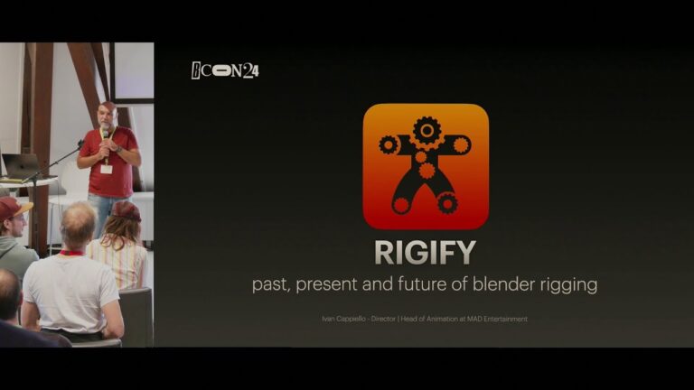 Read more about the article Rigify: past, present and future of Blender rigging — Blender Conference 2024