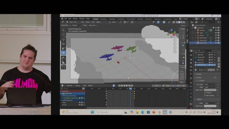 Read more about the article Live Storyboarding Session — Blender Conference 2024