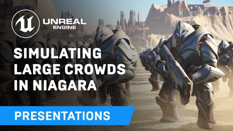 Read more about the article Simulating Large Crowds In Niagara | Unreal Engine