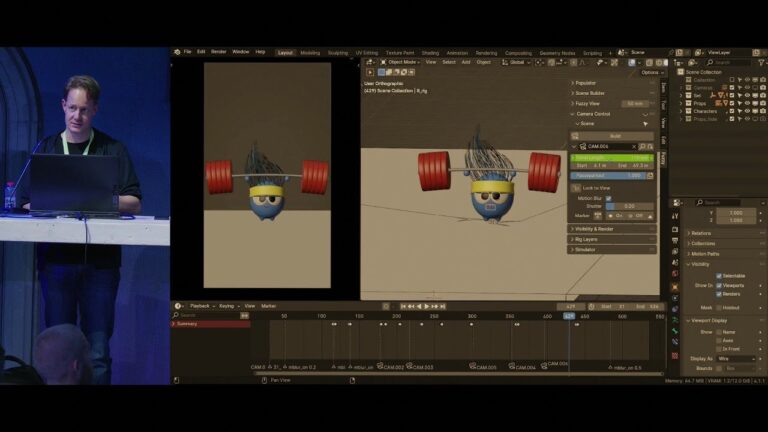 Read more about the article Fast Content Creation with Code and Creativity — Blender Conference 2024