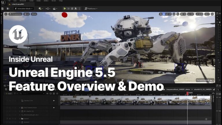 Read more about the article Unreal Engine 5.5 Feature Overview & Demo | Inside Unreal