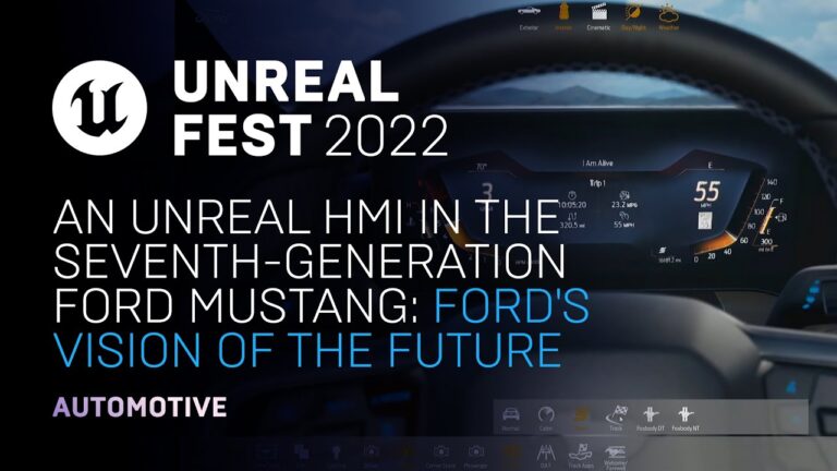 Read more about the article An Unreal HMI in the seventh-generation Ford Mustang: Ford's vision of the future