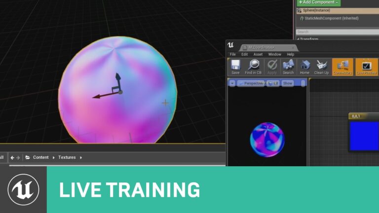 Read more about the article Mesh Displacement & Material Editor | Live Training | Unreal Engine