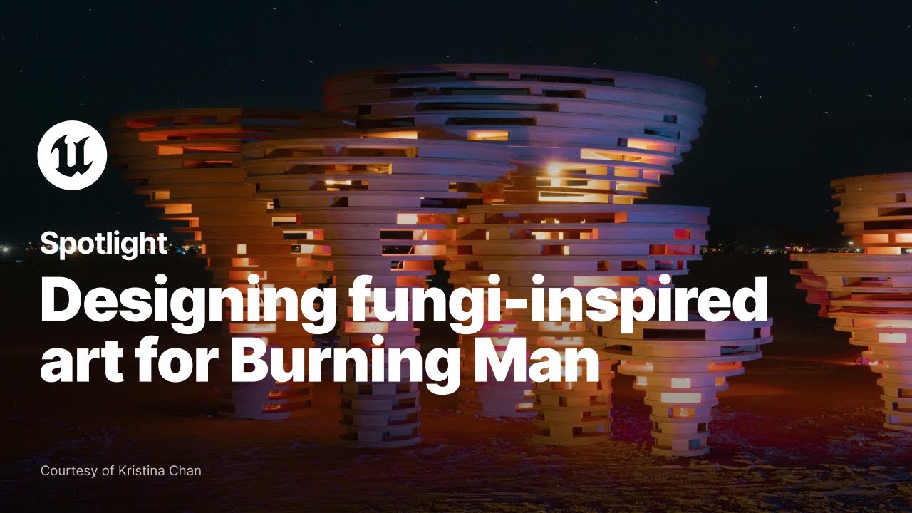 Read more about the article Designing fungi-inspired art for Burning Man with Unreal Engine