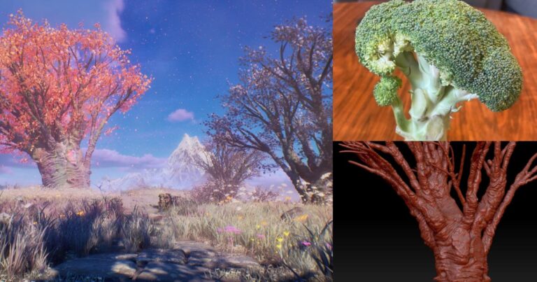 Read more about the article 3D Artist Turned Photoscanned Vegetables Into UE5 Fantasy Landscape