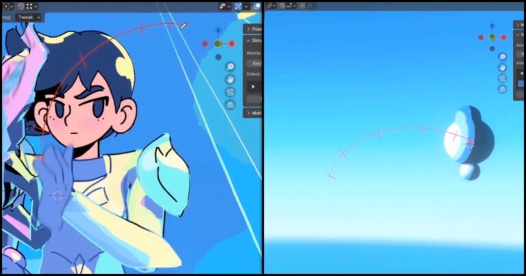 Read more about the article Animate in 3D Like You Would in 2D With Dedouze’s New Blender Tool