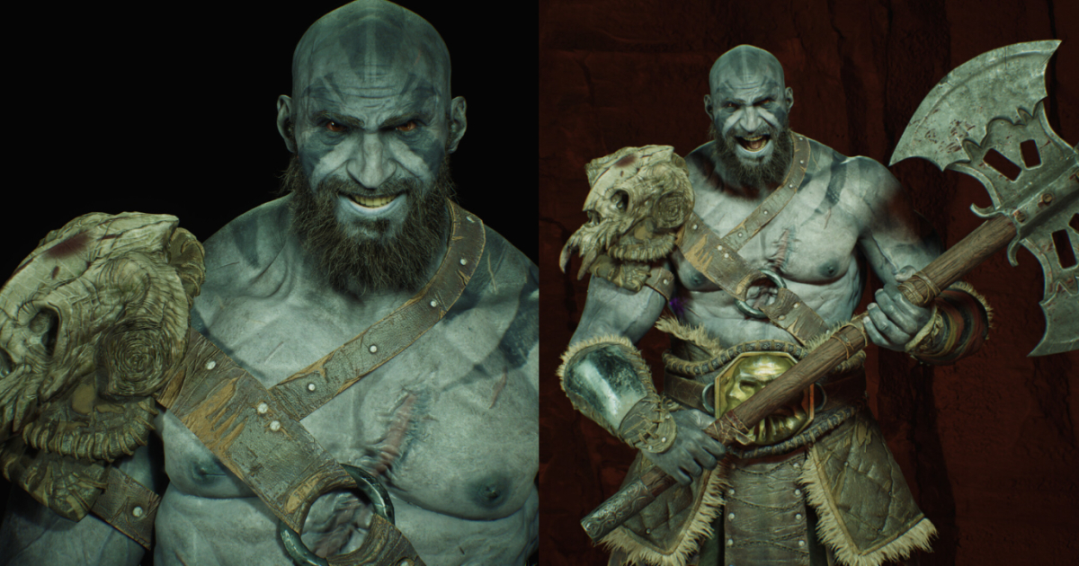 Read more about the article Artist Mixes Vox Machina’s Grog Strongjaw with God of War