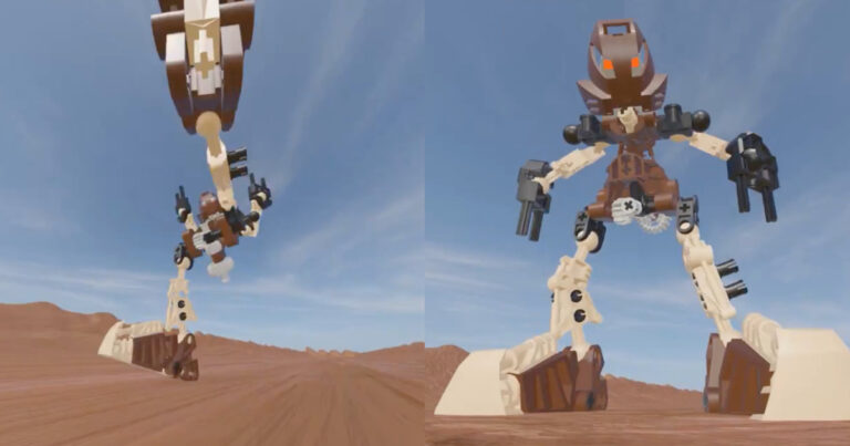 Read more about the article Artist Uses Cool Bionicle Animation to Show That Camera Sometimes Does 90% of Work