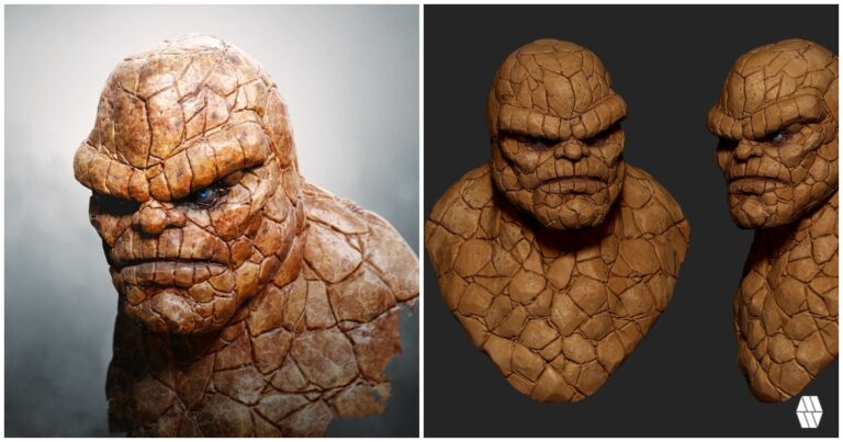 Read more about the article Check Out Timelapse of Creating Ben Grimm-Inspired Portrait in ZBrush