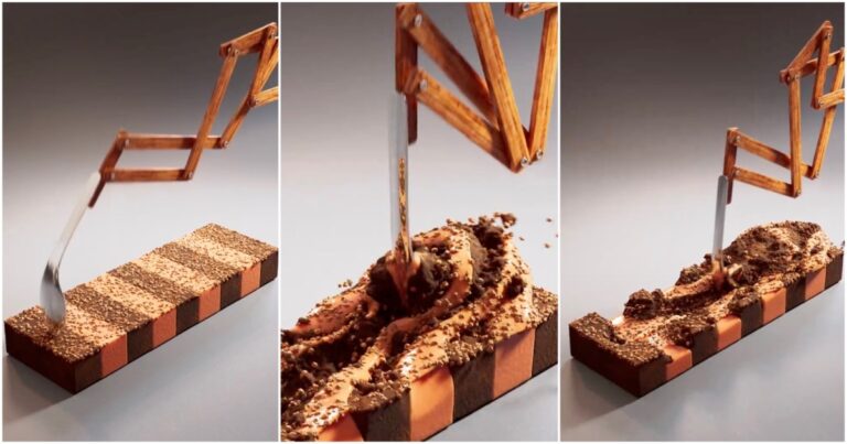 Read more about the article Delicious 3D Cake Cooked With Houdini’s New MPM Solver