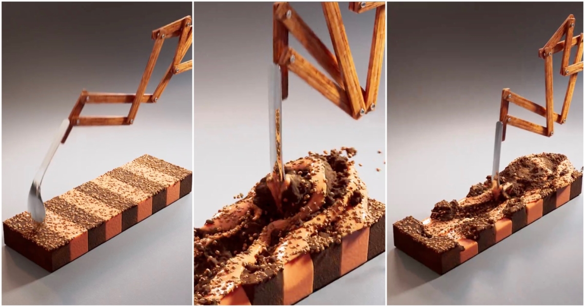 Read more about the article Delicious 3D Cake Cooked With Houdini’s New MPM Solver