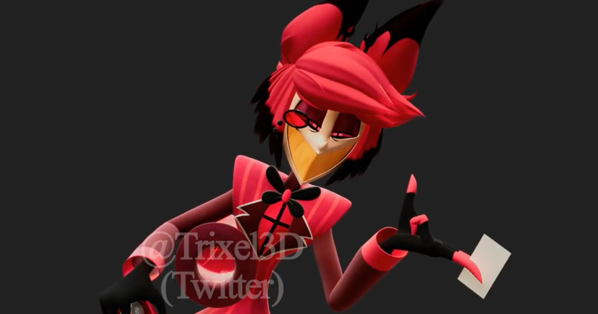 Read more about the article Enjoy Alastor from Hazbin Hotel in This Charming Blender-Made Animation